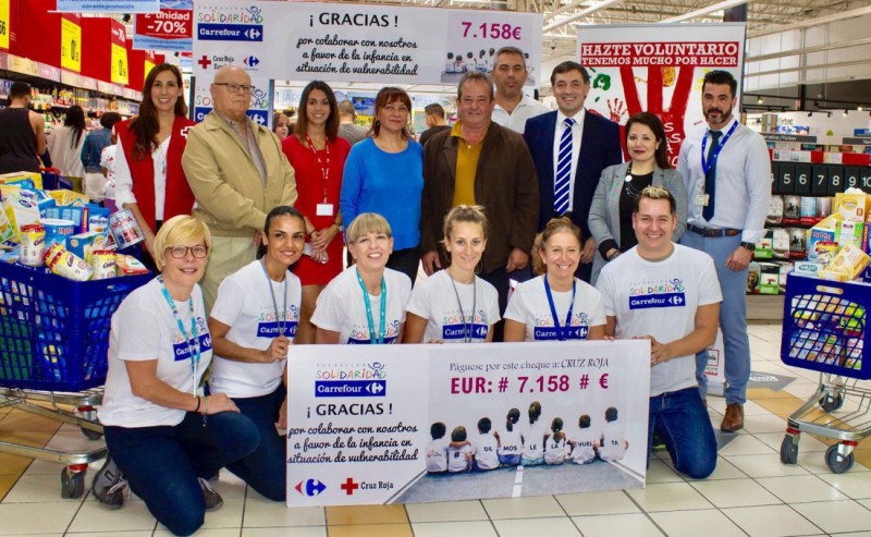 Carrefour dona 7.158 euros a Cruz Roja del Sureste para la adquisici�n de alimentos infantiles