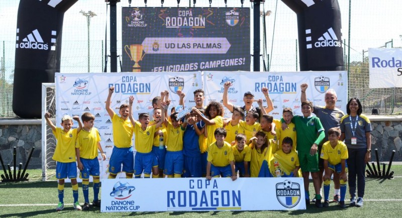 La U.D. Las Palmas campe�n de la XI edici�n de la Copa Rodagon - Danone Nations Cup
