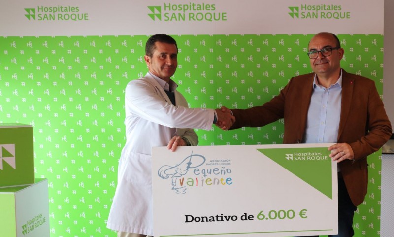 Hospitales San Roque firma un convenio de colaboraci�n con la Asociaci�n Peque�o Valiente