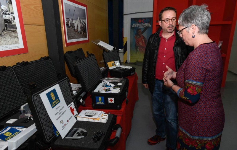 Cruz Roja recibe del Cabildo dispositivos inteligentes en cat�strofes humanitarias 