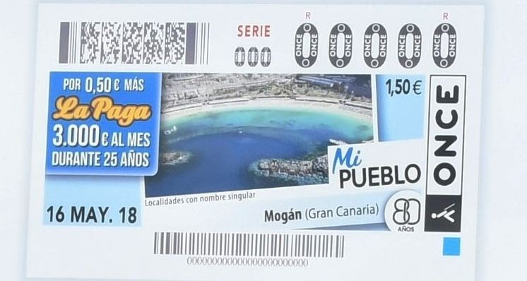Mog�n protagoniza 5,5 millones de cupones de la ONCE este mi�rcoles 
