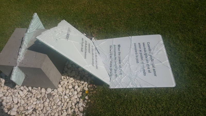 El vandalismo irrumpe con violencia en el Parque de la Paz
