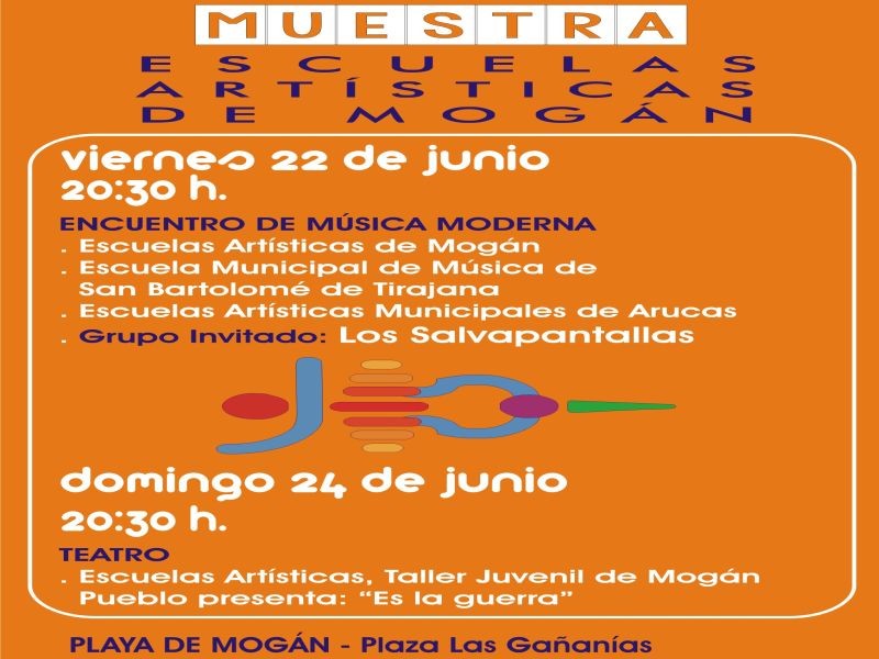 Playa de Mog�n acoger� la muestra de las Escuelas Art�sticas Municipales 