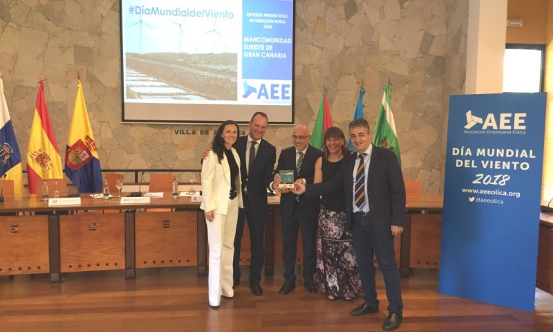 La Mancomunidad del Sureste recibe el Premio a la Integraci�n Rural de la E�lica 2018