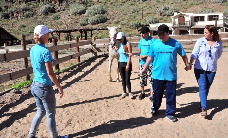 Clausura del programa de equinoterapia para Aulas Enclave y Centro Ocupacional   
