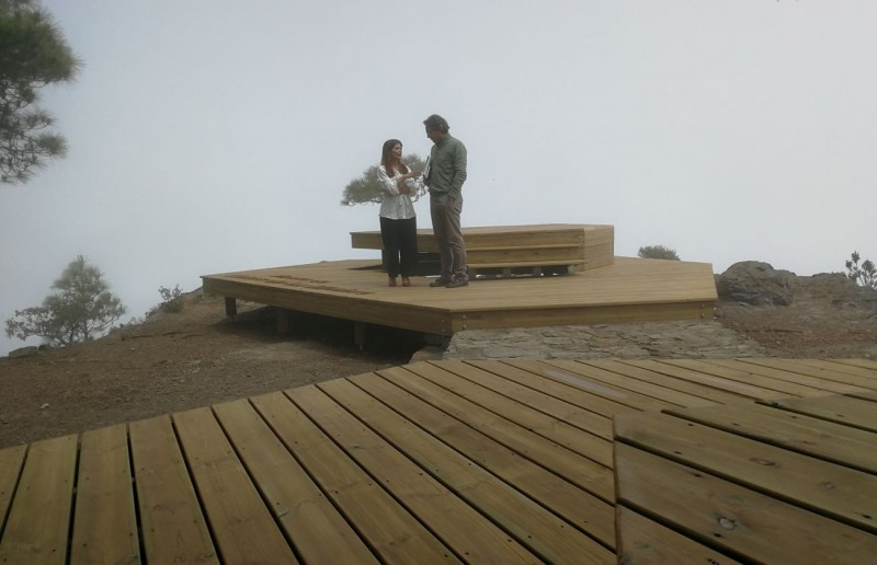 El Cabildo concluye el Mirador de Tamadaba 