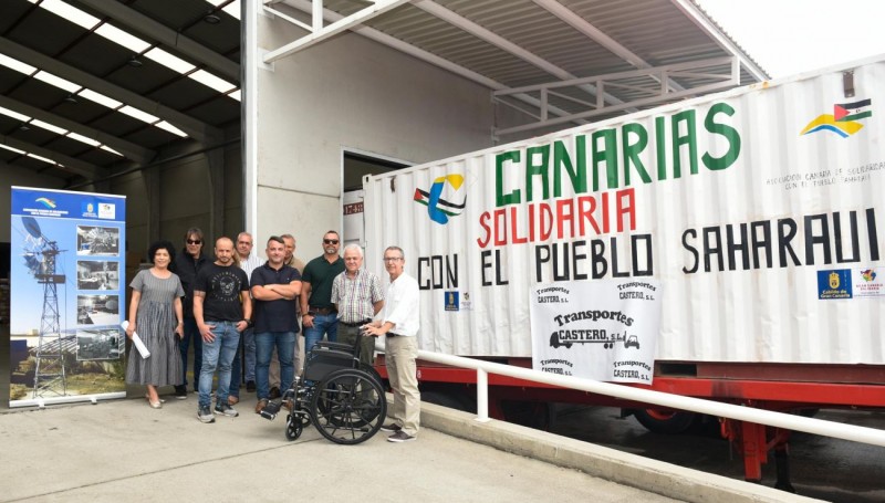 El Cabildo gestiona ayuda para la Asociaci�n Canaria de Solidaridad con el Pueblo Saharaui 