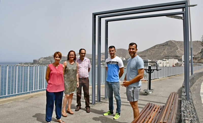 Finalizado el paseo peatonal de la GC-500 que une Arguinegu�n con Patalavaca