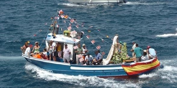 Arguinegu�n celebra este domingo la procesi�n mar�tima con la Virgen del Carmen