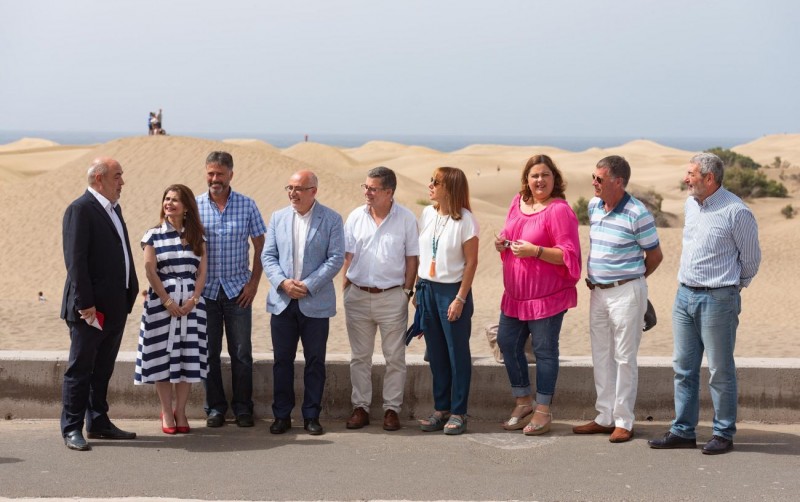 El Cabildo trasladar� 60.000 m3 de arena de Maspalomas a Playa del Ingl�s
