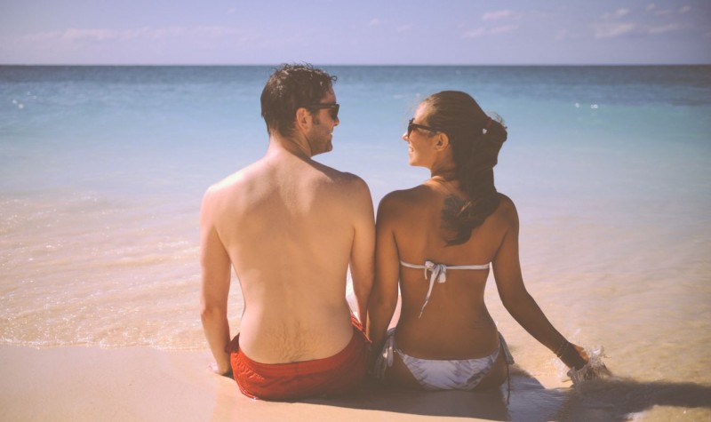 Uff... �Qu� placer viajar sin ni�os!