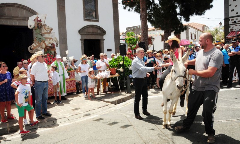 Tunte celebra su tradicional Feria de Ganado en honor a Santiago