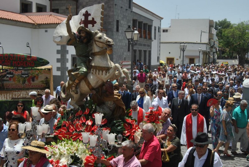 Tunte celebra la festividad del Ap�stol Santiago 