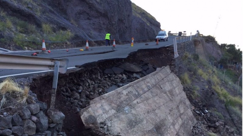 El Gobierno saca a licitaci�n la carretera el Risco - Agaete
