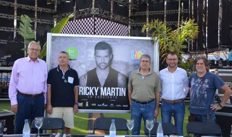 Ricky Martin sube la fiebre en el sur  de Gran Canaria