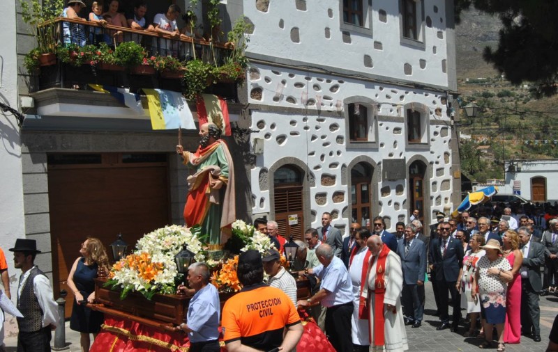 San Bartolom� de Tirajana celebra su patrono con un sancocho