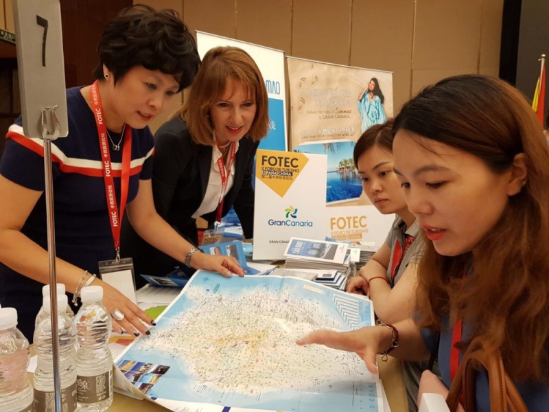 Gran Canaria presenta la Ruta Sanmao ante el sector tur�stico chino en el II Foro de Turismo FOTEC de Shangh�i