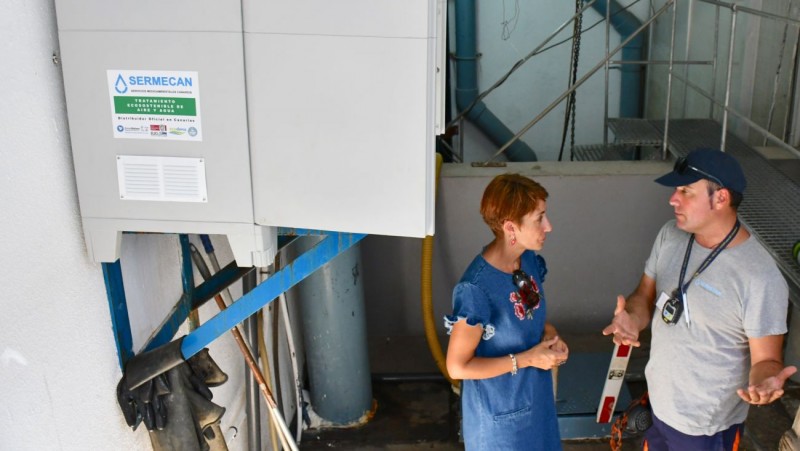 Playa de Mog�n reduce los malos olores