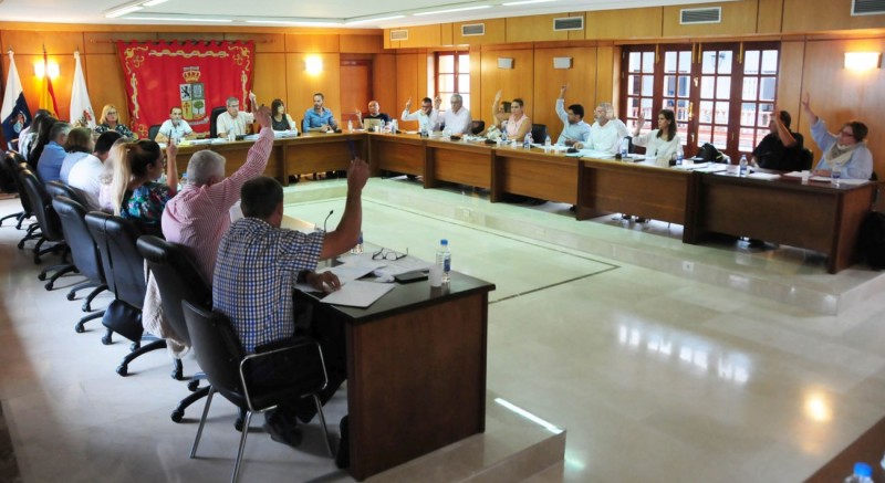 El Pleno de Tunte pide al Gobierno una moratoria a las tarjetas de transporte tur�stico  