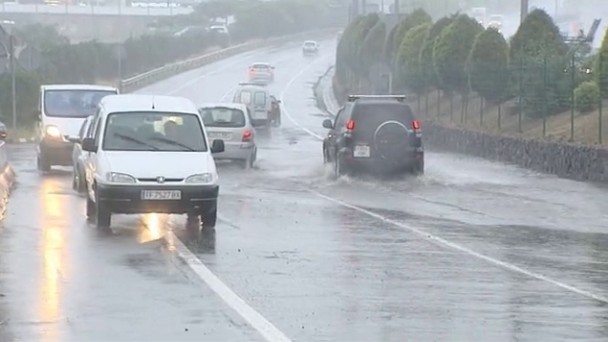 Aviso amarillo por lluvias intensas en Canarias