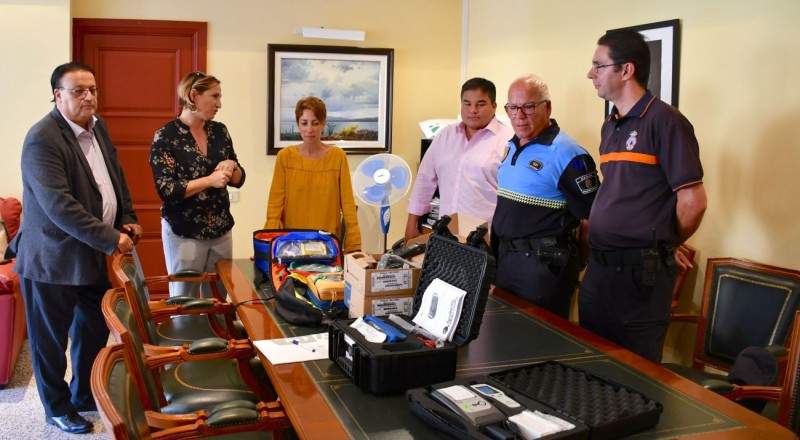 Mog�n recibe nuevo material para los cuerpos de seguridad y emergencias 