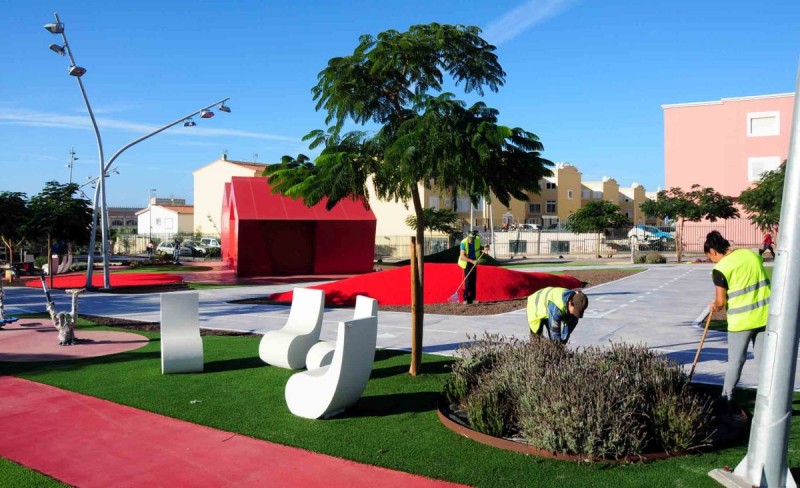 El Parque Deportivo-Recreativo de El Tablero prepara su apertura  