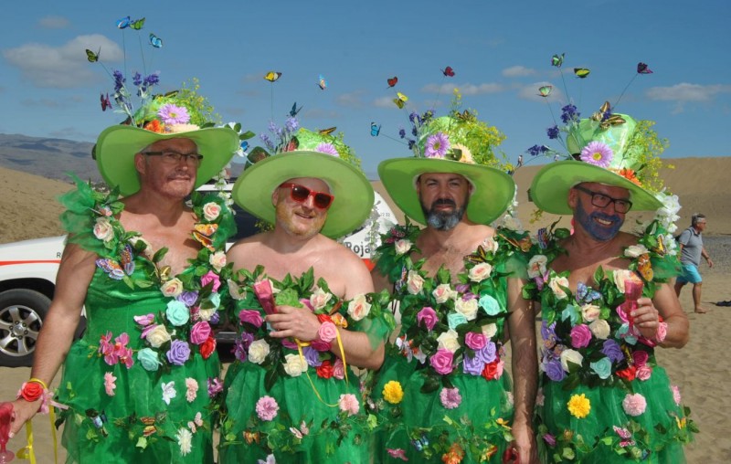 El Carnaval de Colonia vuelve a tener r�plica en la Playa de Maspalomas 