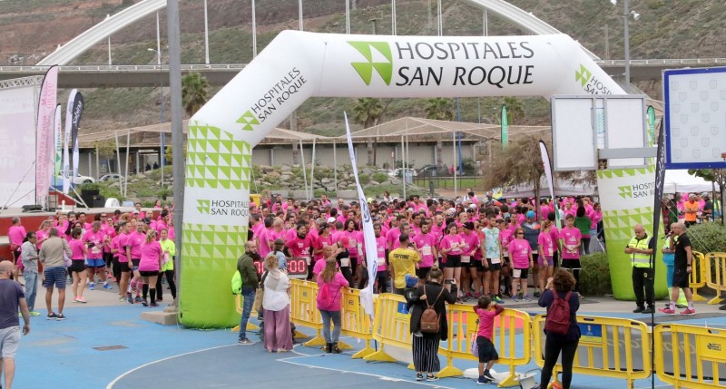 Hospitales San Roque se viste de �rosa� contra el c�ncer de mama