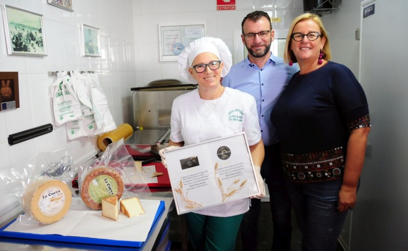 La Queser�a Cueva del Paso de Aldea Blanca recibe dos nuevos  premios en la World Cheese  Awards
