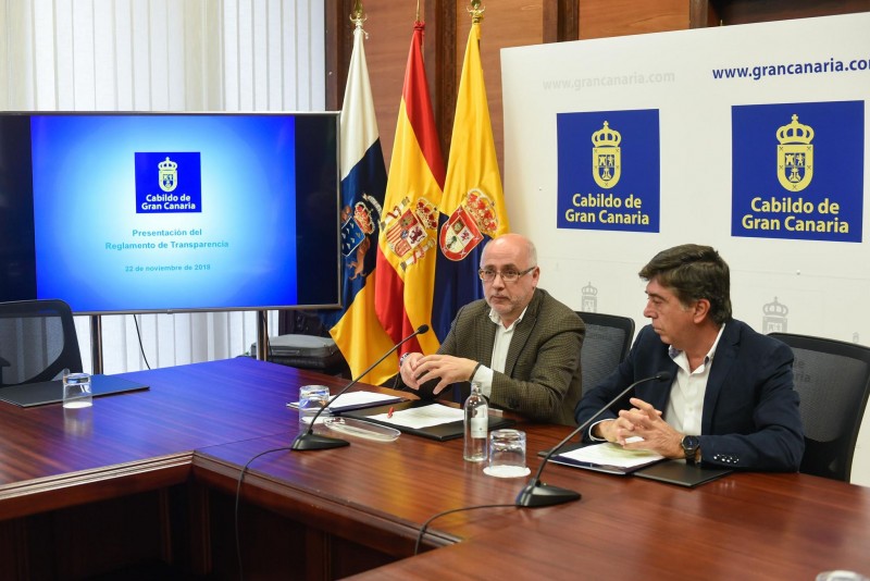 El Cabildo de Gran Canaria presenta la primera Ordenanza de Transparencia y Acceso a la Informaci�n P�blica 