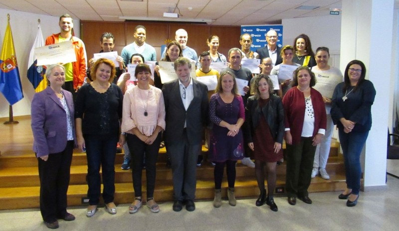 Santa Luc�a y Radio ECCA mejoran la formaci�n para el empleo de 31 personas 