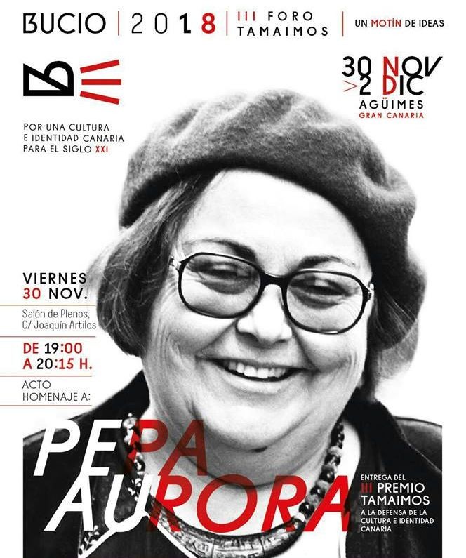 Pepa Aurora recibir� el Premio Tamaimos