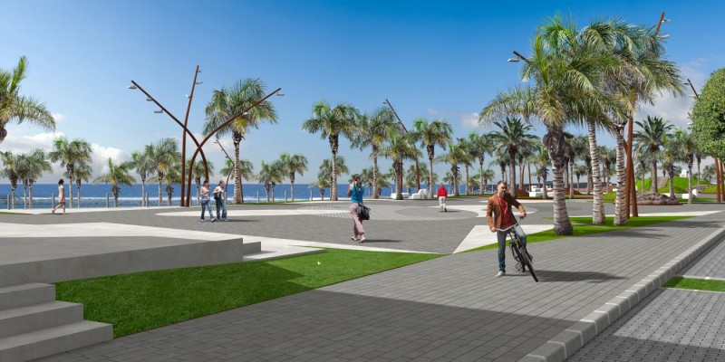 Tirajana mejora el frente mar�timo de Castillo del Romeral