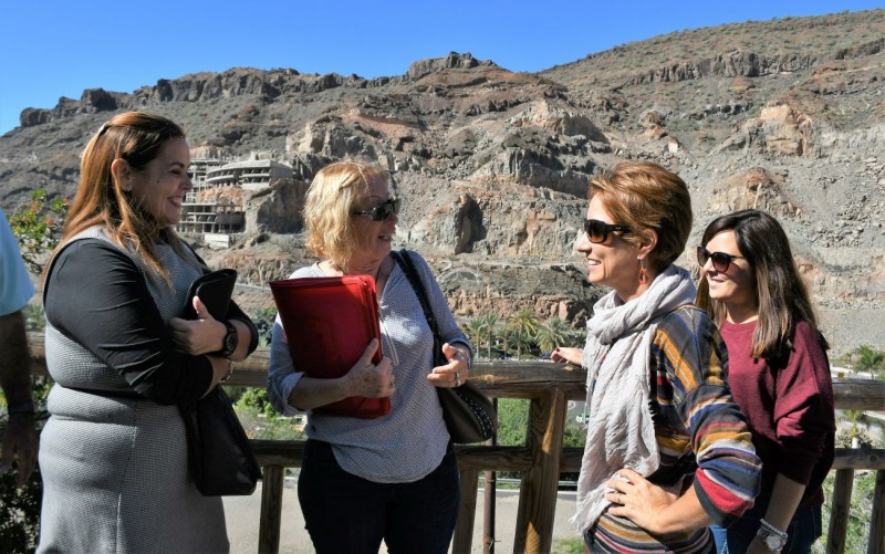 Mog�n dota de alumbrado a la calle Albaic�n de Taurito