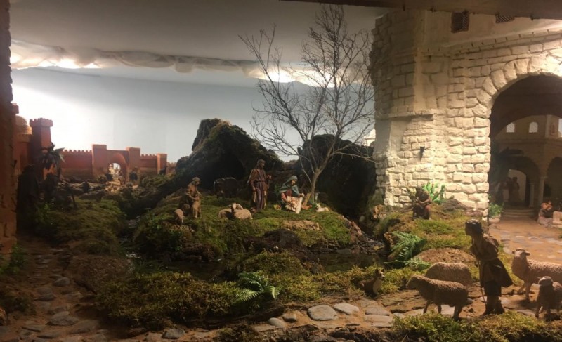 M�s de doscientas figuras componen el Bel�n tradicional de la Ciudad San Juan de Dios