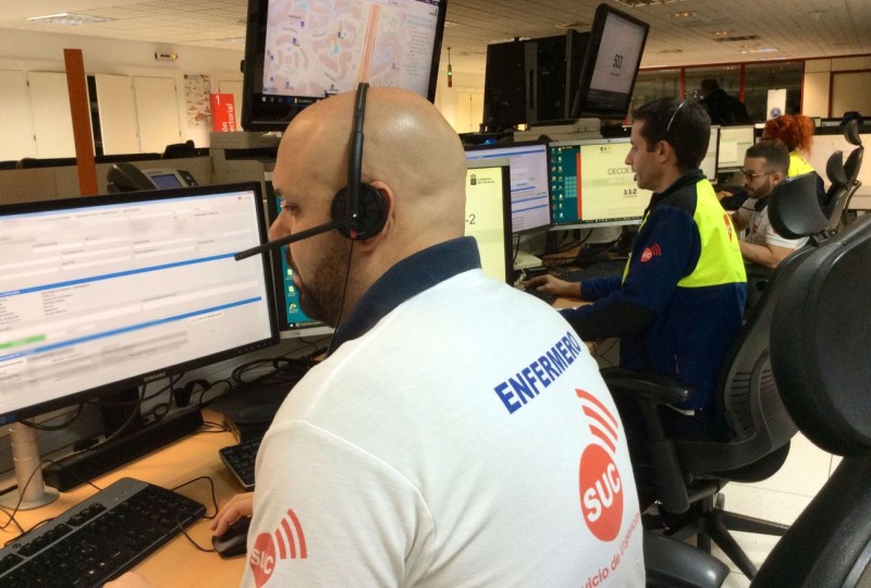 Un beb� nace en su casa con ayuda de su abuela y la teleasistencia de un enfermero del SUC 