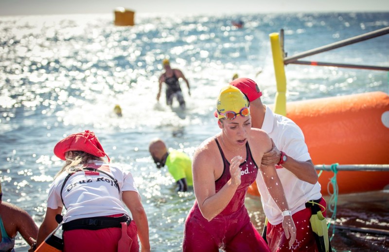 La VII Traves�a Maspalomas Open Water Series a ritmo vertiginoso