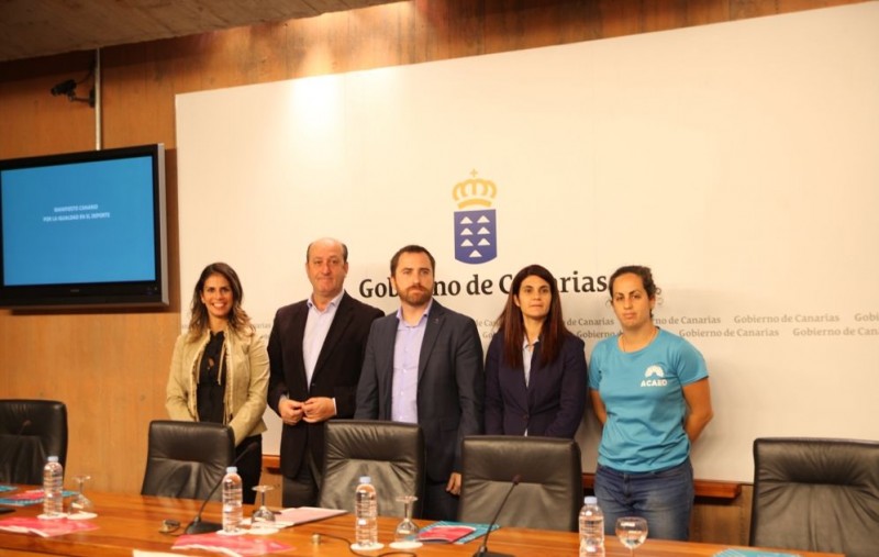 Canarias cuenta ya con su propio Manifiesto por la igualdad en el deporte