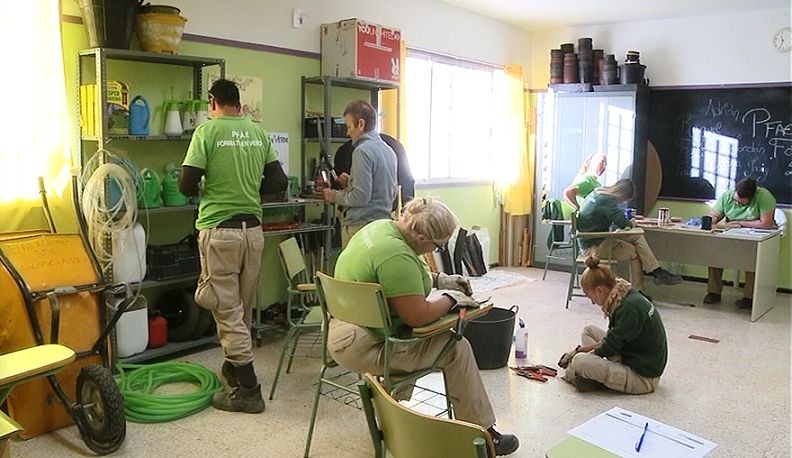 Ag�imes finaliza el Programa de Formaci�n en Alternancia con el Empleo �F�rmate en Verde�