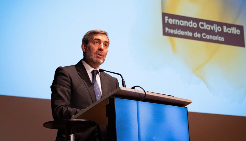 Fernando Clavijo reivindica la defensa del Estatuto de Autonom�a como eje del futuro de Canarias