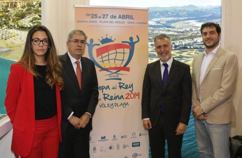 La Copa del Rey y la Reina de Voley Playa celebran su primera edici�n Playa del Ingl�s 