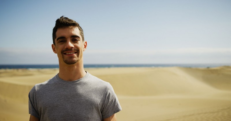 Javier Fern�ndez imagen de la nueva campa�a digital de Gran Canaria 