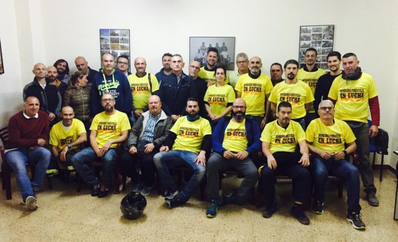 Agentes de Medio Ambiente del Cabildo se moviliza por sus derechos laborales