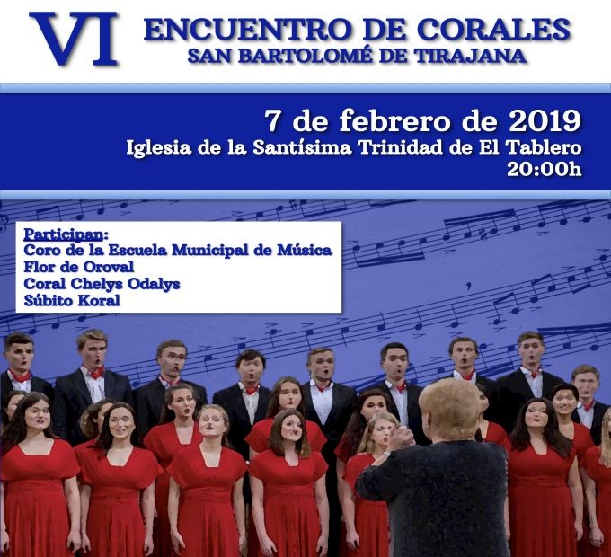 La Iglesia de El Tablero acoge el VI Encuentro de Corales