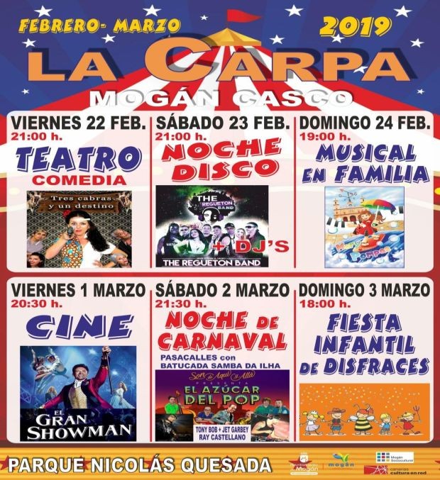 Mog�n casco vivir� dos fines de semana de  actividades con el programa �La Carpa` 