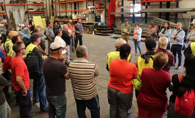 Santa Luc�a aporta un mill�n de euros al nuevo convenio de empleo que contrata a 106 personas 