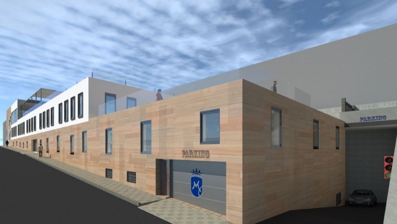 Mog�n casco tendr� su edificio de aparcamientos