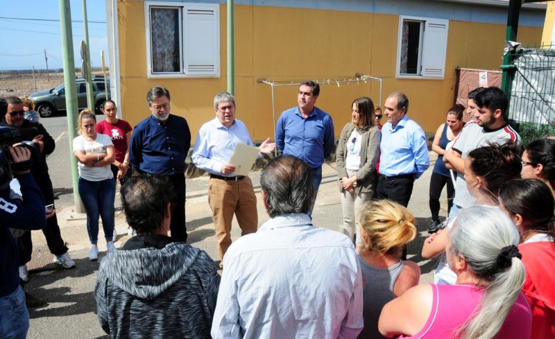 El realojo familiar del Matorral en El Lomo de Maspalomas, pendiente de la Justicia