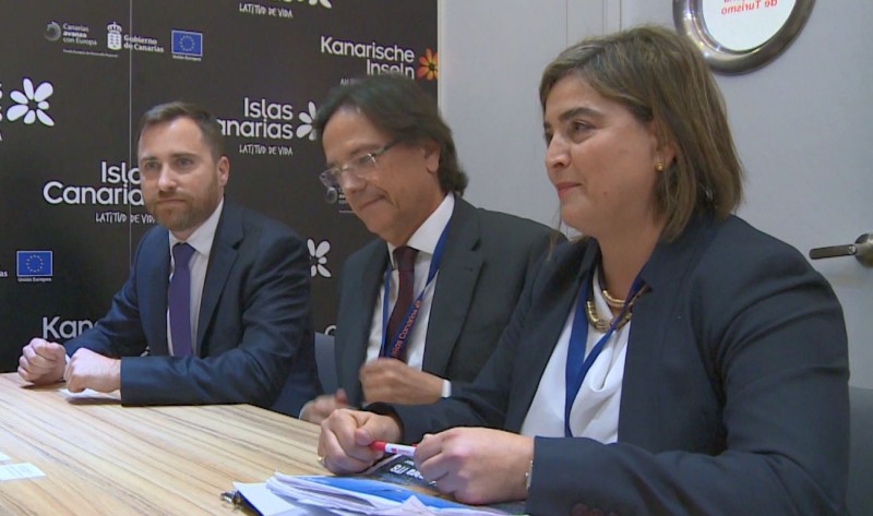 El Gobierno de Canarias sigue trabajando por la conectividad a�rea con Alemania