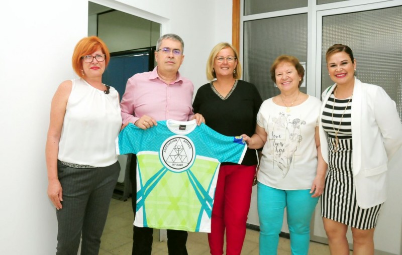 Marco Aurelio P�rez visita la sede de Aspade en San Fernando 